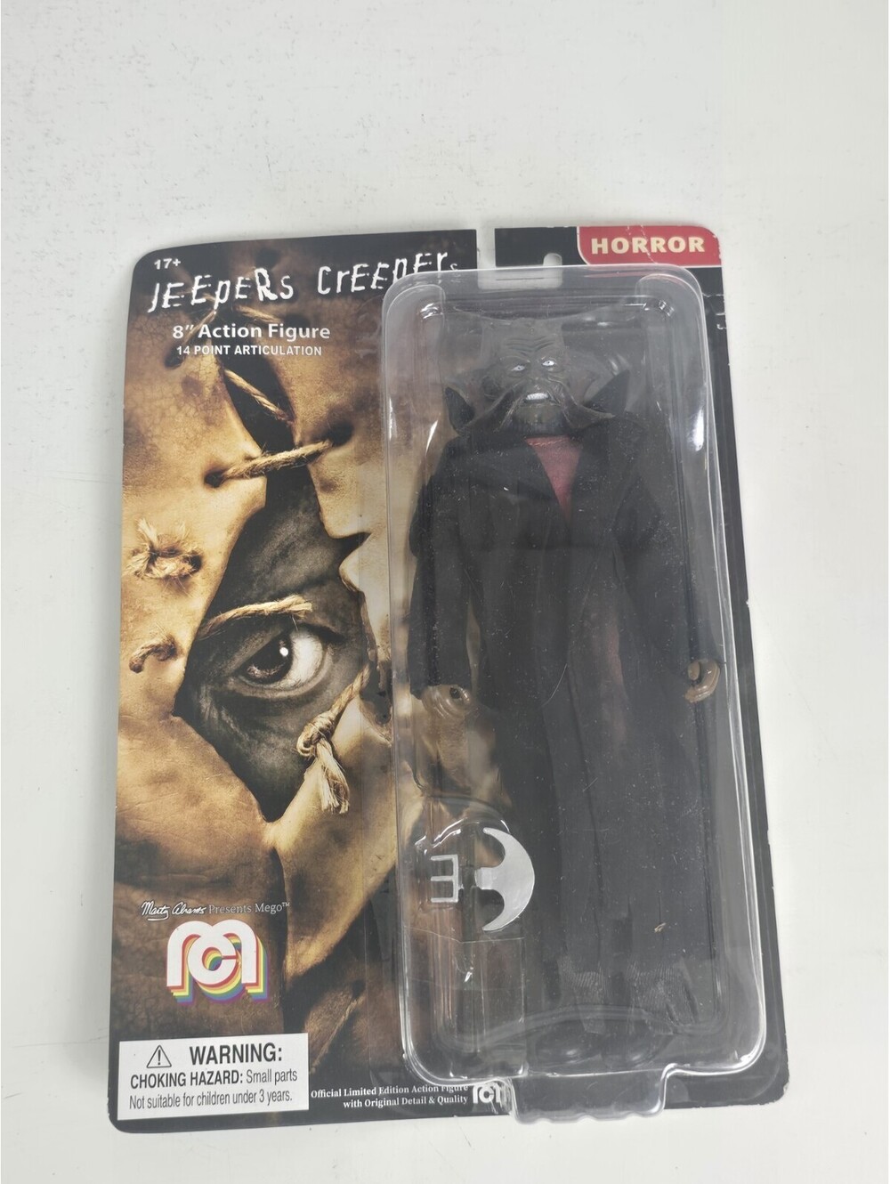 Jeepers Creepers 2020 Mego HORROR Retro NEW ( Worn Card )